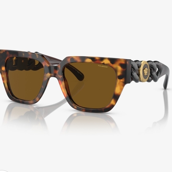 Versace Tortoise Shell Sunglasses - Picture 2 of 9